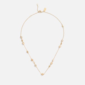 Coach Signature Gold-Tone Star and Heart Station Necklace