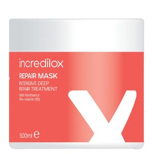 Incredilox Hair Treatments Intensive Deep Repair Treatment Mask with Panthenol for Damaged Hair 500ml