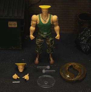 GUILE STREET FIGHTER 6 INCH DELUXE COLLECTOR FIGURE