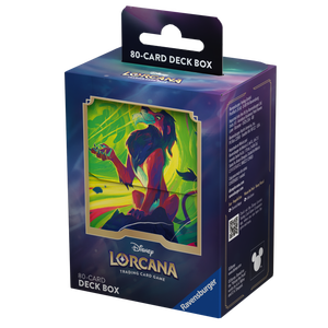 Disney Lorcana Trading Card Game Azurite Sea Scar Deck Box