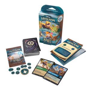 Disney Lorcana Trading Card Game Azurite Sea Emerald & Sapphire Starter Deck