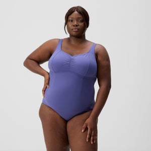 Maillot de bain Femme Plus Size effet galbant AquaNite bleu