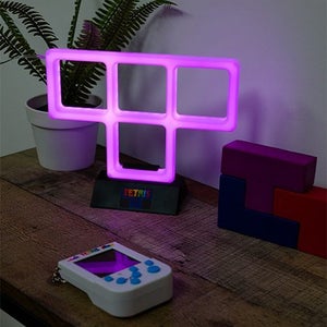Tetris Neon Light Purple