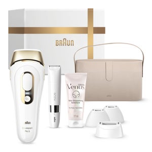 Braun Gift Box: PL5347 Beauty Set, Body Trimmer BS100 & Venus Skin Smooth Exfoliant
