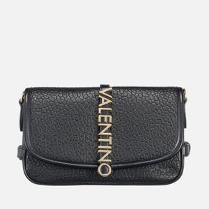 Valentino Zeno Faux Leather Croc-Effect Flap Bag 