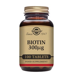 Solgar Vitamins Biotin 300µg Tablets x 100