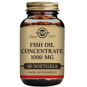 Solgar Omegas & Fatty Acids Fish Oil Concentrate 1000mg Softgels x 60