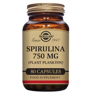Solgar Specialty Spirulina 750mg Capsules x 80