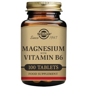 Solgar Minerals Magnesium with Vitamin B6 Tablets x 100