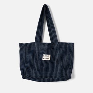 Damson Madder Pinstriped Denim Tote Bag