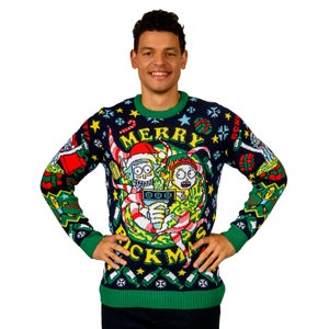 Rick and Morty Merry Rickmas Knitted Christmas Jumper