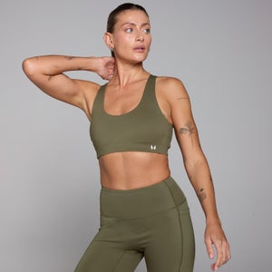 Brassière ajustable à dos croisé MP Active pour femmes – Kaki