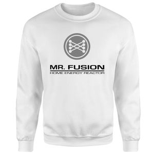 Back to the future Mr. Fusion Sweatshirt - White