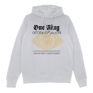 Lord Of The Rings One Ring Hoodie - White