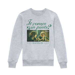 Lord Of The Rings It Comes In Pints Sweatshirt - Grey