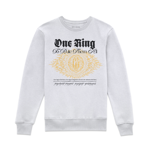 Lord Of The Rings One Ring Sweatshirt - White