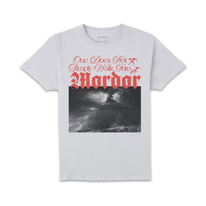 Lord Of The Rings Walk Into Mordor Unisex T-Shirt - White