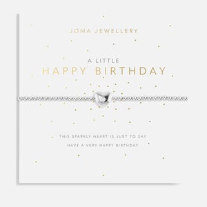 Joma Jewellery A Little Happy Birthday Silver-Plated Bracelet