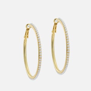 Ted Baker Perla Large Pearl Gold-Plated Earrings