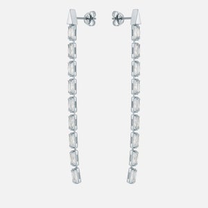 Ted Baker Isalie Baguette Silver-Plated Slinky Earrings