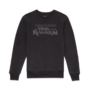 Lord Of The Rings Textured Logo Sweatshirt - Black