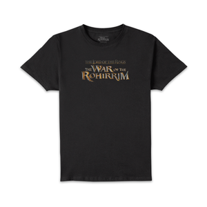Lord Of The Rings Cinematic Logo Unisex T-Shirt - Black