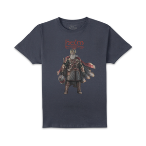 Lord Of The Rings Helm Pose Men's T-Shirt - Navy