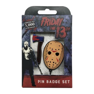 Friday 13th Pin Badge Set