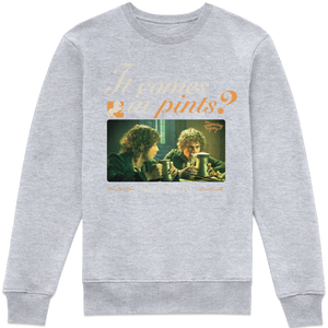 Lord Of The Rings It Comes In Pints Sweatshirt - Grey