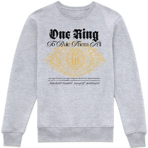 Lord Of The Rings One Ring Sweatshirt - Grey