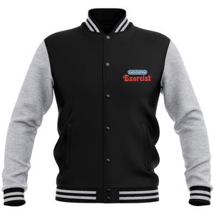 Steven Rhodes Call The Exorcist Varsity Jacket - Black/Grey