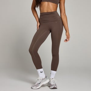 MP Women's Studio Fold Over Legging - Chocolate
