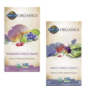 Garden of Life Organics Men's & Women's Once Daily Bundle
