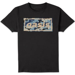 oasis Camo Logo Men's T-Shirt - Black