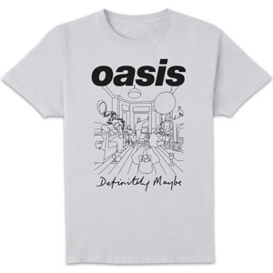 oasis Definitely Maybe Mono Men's T-Shirt - White