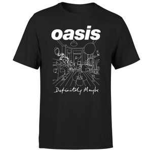 oasis Definitely Maybe Mono Men's T-Shirt - Black