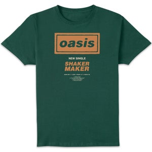 Oasis Shaker Maker Tracklist Unisex T-Shirt - Green