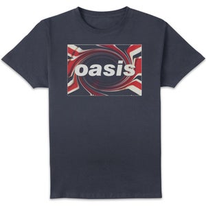 Oasis Union Jack Unisex T-Shirt - Navy