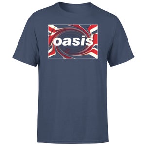 oasis Union Jack Men's T-Shirt - Navy