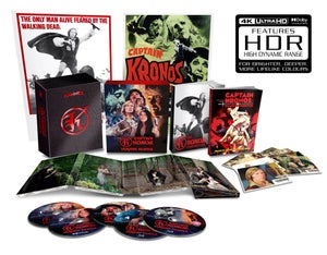 Captain Kronos: Vampire Hunter Limited Collector's Edition 4K Ultra HD & Blu-ray