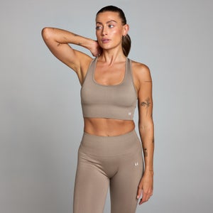 MP Women's Shape Seamless Sports Bra - Light Taupe
