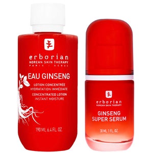 Erborian Bundles Duo: Eau Ginseng Lotion 190ml & Ginseng Super Serum 30ml