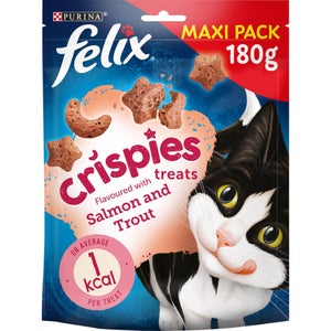 Felix Crispies Cat Treats Salmon & Trout 180g
