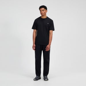 Relaxed Kurzarm Tech-Shirt für Herren - Schwarz