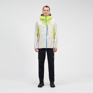 Men's Ridge-Seeker Waterproof Jacket - Grey/Yellow