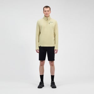 Men's Prism Micro Half Zip Polartec Fleece - Natural