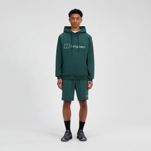 BERGHAUS M LOGO HOODY LIGHT DKGRN/DKGRN