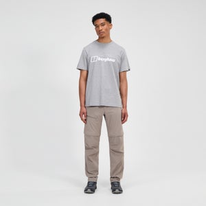 Men's Mountain Checklist Short Sleeve Tee - Grey