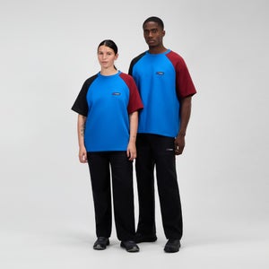 Unisex Storm 25 Kurzarm Shirt - Blau/Rot