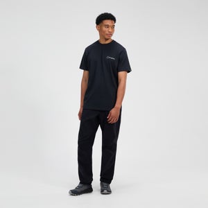 Men's Grappled Short Sleeve Tee - Black